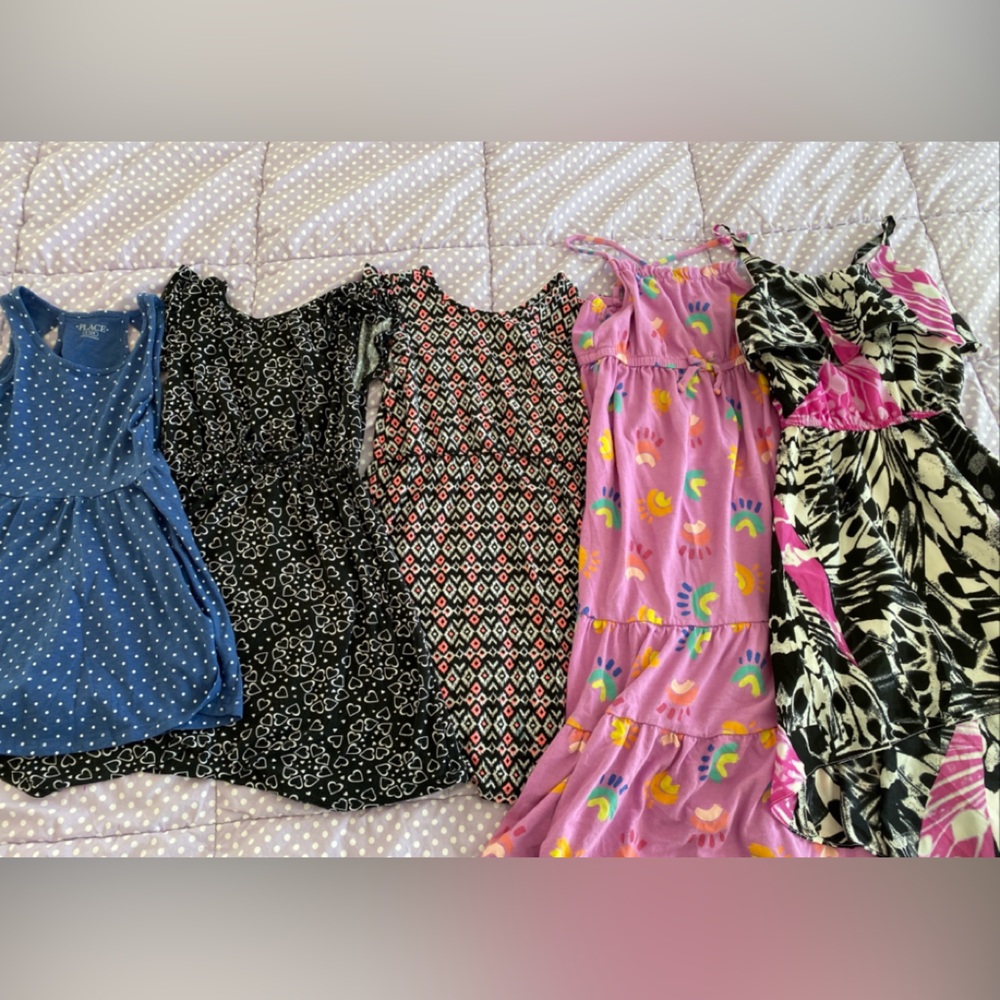 Lot Of 5 Girls Dresses Size Small (6) DKNY Epic Threads